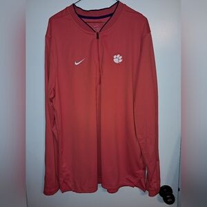Mens Nike Dri-Fit Clemson Tigers Pullover Sz. XL, quarter zip, paw print